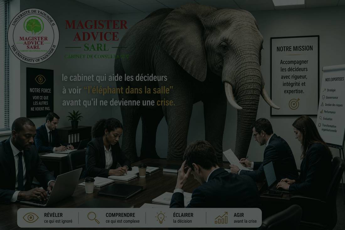 Magister Advice — le cabinet qui aide les décideurs à voir l'éléphant dans la salle avant qu'il ne devienne une crise